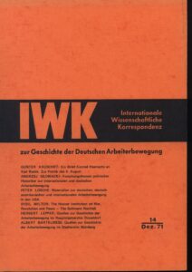 IWK Heft 14, Dezember 1971