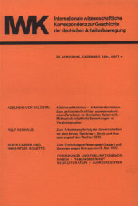 IWK Heft 4, Dezember 1984